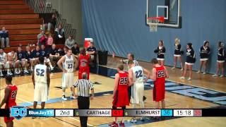 20150114 Elmhurst College Womens Basketball vs Carthage College [upl. by Atela]