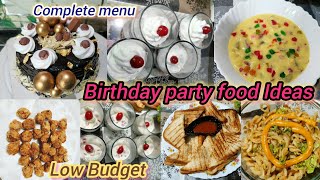 Food Ideas For Kids Birthday Party Quick amp Easy Recipes In Low Budget foodielifewithtabbu4095 [upl. by Ordnazil]