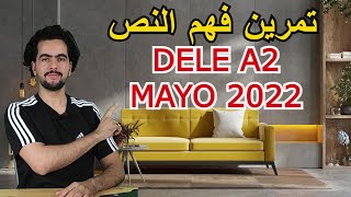 ✅Comprensión de lectura  DELE A2  تمرين فهم النص☑️ [upl. by Fairbanks]