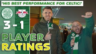 CELTIC 31 RB LEIPZIG  PLAYER RATINGS  HIS BEST PERFORMANCE FOR CELTIC [upl. by Esile]