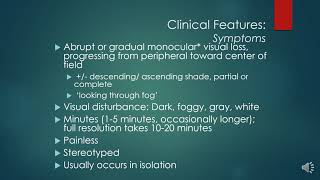 Amaurosis Fugax Diagnosis and Management [upl. by Naihs]