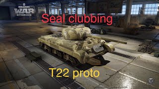 T22 proto seal clubbing wot console [upl. by Tombaugh837]