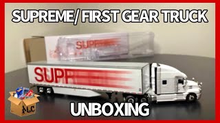 Supreme First Gear Mack Truck 164 Unboxing 🚛 SS24 [upl. by Auhsaj]