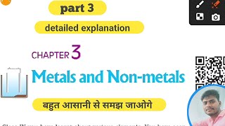 Part 3 Metal And Non Metal Ncert line by line detailed explanation [upl. by Ellette]