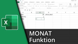 Excel Monat Funktion  TAGMONATJAHR ✅ Tutorial [upl. by Aryc]