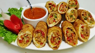 Chicken Spring Roll Restaurant Style  चिकन स्प्रिंग रोल  Spring Roll Recipe  Chef Ashok [upl. by Iow]