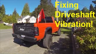 How to Use Rear Lift Blocks Properly and Fix Driveshaft Vibration  12v Cummins Build Day 14 [upl. by Letsyrhc123]