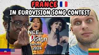 REACTION TO France 🇫🇷 in Eurovision Song Contest 19562024  FIRST TIME HEARING [upl. by Madelon]