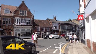 Leighton Buzzard Walk Town Centre【4K】 [upl. by Earlie]