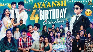 Ayaansh 4th Birthday Celebrations 🥳  SidshnuOfficial  Tamada Media [upl. by Ilocin]