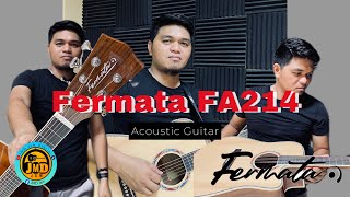 Fermata FA214 Acoustic Guitar  JMD Quick Review [upl. by Enitsuj]