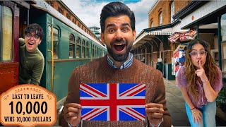 LAST TO LEAVE ENGLAND TRAIN Wins ₹100000 PRIZE  Rimorav Vlogs [upl. by Adnaval]