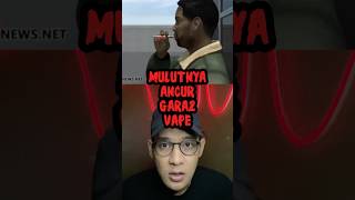 MULUTNYA ANCUR GARA2 VAPE😱 KOK BISA⁉️ shorts alurcerita storytime [upl. by Zak]