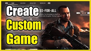 How to Make a Custom Game in Call of Duty Vanguard with BOTS Game Rules amp Modes [upl. by Oihsoy241]