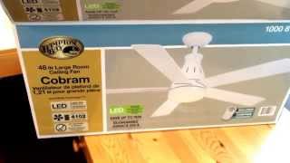 Ceiling Fan Review Hampton Bay Cobram 48quot Direction Switch Remote [upl. by Lectra527]