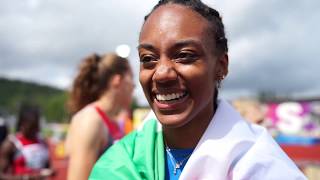 Larissa Iapichino ITA after winning Gold in the Long Jump [upl. by Sebbie]