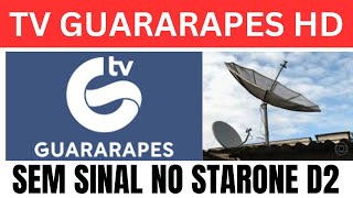 TV GUARARAPES HD SEM SINAL NO SATÉLITE STARONE D2 [upl. by Akedijn504]