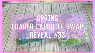 Spring Loaded Caboodle Swap Reveal 33 by Liza [upl. by Akeenahs]