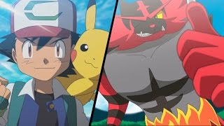 Litten and Stoutland  Ash and Pikachu AMV  Pokemon [upl. by Tingley42]