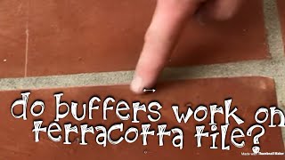 Buffers and Sanding Terracotta Tile  Do Machines Even Work [upl. by Anilok]