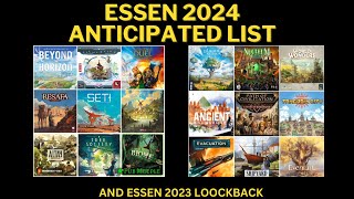 Most Anticipated Games for Essen 2024 and a Lookback at Essen 2023 Games [upl. by Ander713]