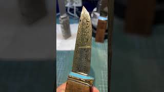 yanhook151984ножиденисафроловаdamasteelhandmadekniferosewoodcrazyfiberknifemasterknife [upl. by Atilrahc]