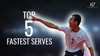 Sepak Takraw ● Kritsana Tanakorn ● Top 5 Fastest Serves [upl. by Stricklan]