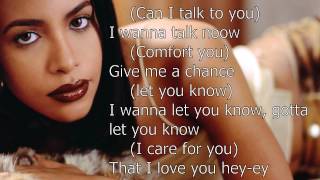 Aaliyah  I Care 4 U  Instrumental with Lyrics [upl. by Otsuj]