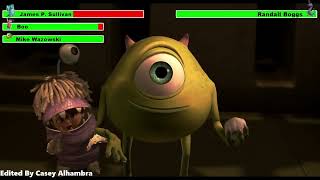 Monsters Inc 2001 Rescuing Boo with healthbars 12 [upl. by Sixla]