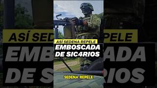 😱 ¡Así Repelen la EMBOSCADA los SOLDADOS MEXICANOS 😱 “De Sicarios”🇲🇽☠️shorts mexico military [upl. by Yrral]