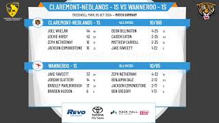 ClaremontNedlands  1s v Wanneroo  1s [upl. by Sybille]