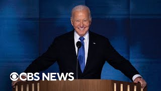 President Biden addresses Democratic National Convention  full video [upl. by Vareck]