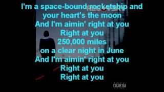 Eminem  Space bound lyrics [upl. by Ilyak]