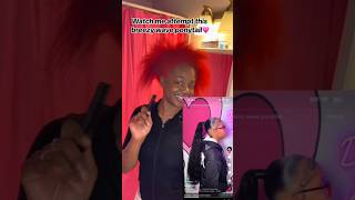 This Breezy Wave Ponytail Is Everythingredhair ponytail hairstyle viral blackgirlmagic wigs [upl. by Aeret]