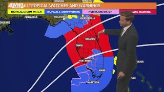 Monday 12 pm Tropical Update Milton remains a powerful hurricane as it heads to Florida [upl. by Esilec]