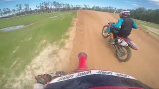 Sunshine State MX March 30th practice A little bit of visible anger filmed on GoPro Hero4 [upl. by Joelie]