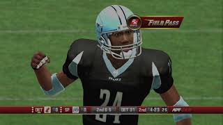 AllPro Football 2K8  DET VS SF SEASON GAME 10 [upl. by Siuoleoj]