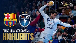 Barça vs Montpellier HB  Round 14  EHF Champions League Men 202324 [upl. by Elleinwad]