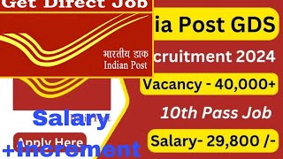 44248 Gramin Dak Sevak Vacancy Bharti Apply Online date Full details on video [upl. by Eilhsa]