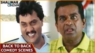 Latest Telugu Comedy Scenes  Back to Back  Brahmanandam Sunil Dharmavarapu  Shalimarcinema [upl. by Ordisi]