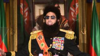 The Dictator New York Press Conference [upl. by Nidak748]