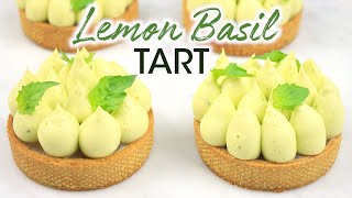 French Chef Makes Gourmet Lemon Basil Tart Best Lemon Tart Recipe  How To Cuisine [upl. by Einnig]