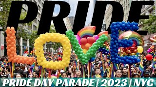 PRIDE DAY PARADE  HIGHLIGHTS  New York City  2023  LGBTQIA NYC [upl. by Kreitman]