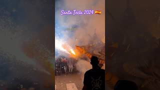 Catalunya Fireworks 🎆 Santa Tecla 2024 ❤️ Sathe Chalo tarragona festival santatecla shorts [upl. by Muhcan345]