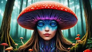 Psytrance  Mushroom Trip  Trippy Animation 🍄 Psychedelic Trance mix 2024 AI Graphic Visuals [upl. by Muhammad497]