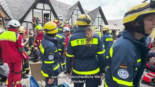 Hotel stürzt zum Teil ein  THW im Einsatz [upl. by Mok]