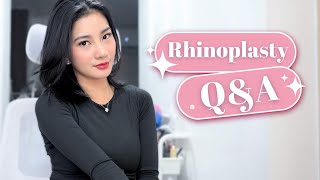 Rhinoplasty QampA  Who’s my doctor how much it cost mavi amp junnie reaction etc… [upl. by Elyc]