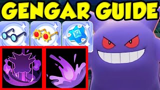 BEST POKEMON UNITE GENGAR GUIDE MASTER RANK Pokemon Unite Gengar Moveset and Item Guide [upl. by Elkcim606]