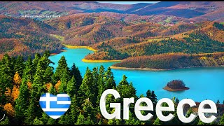 Greece Travel Guide 4K Plastiras Lake natural park top Activities amp sightseeing  Thessaly [upl. by Dnomde355]