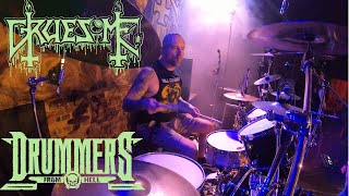 GRUESOMEA Waste of LifeGus Rios Live in Poland 2024 Drum Cam [upl. by Jarrow665]